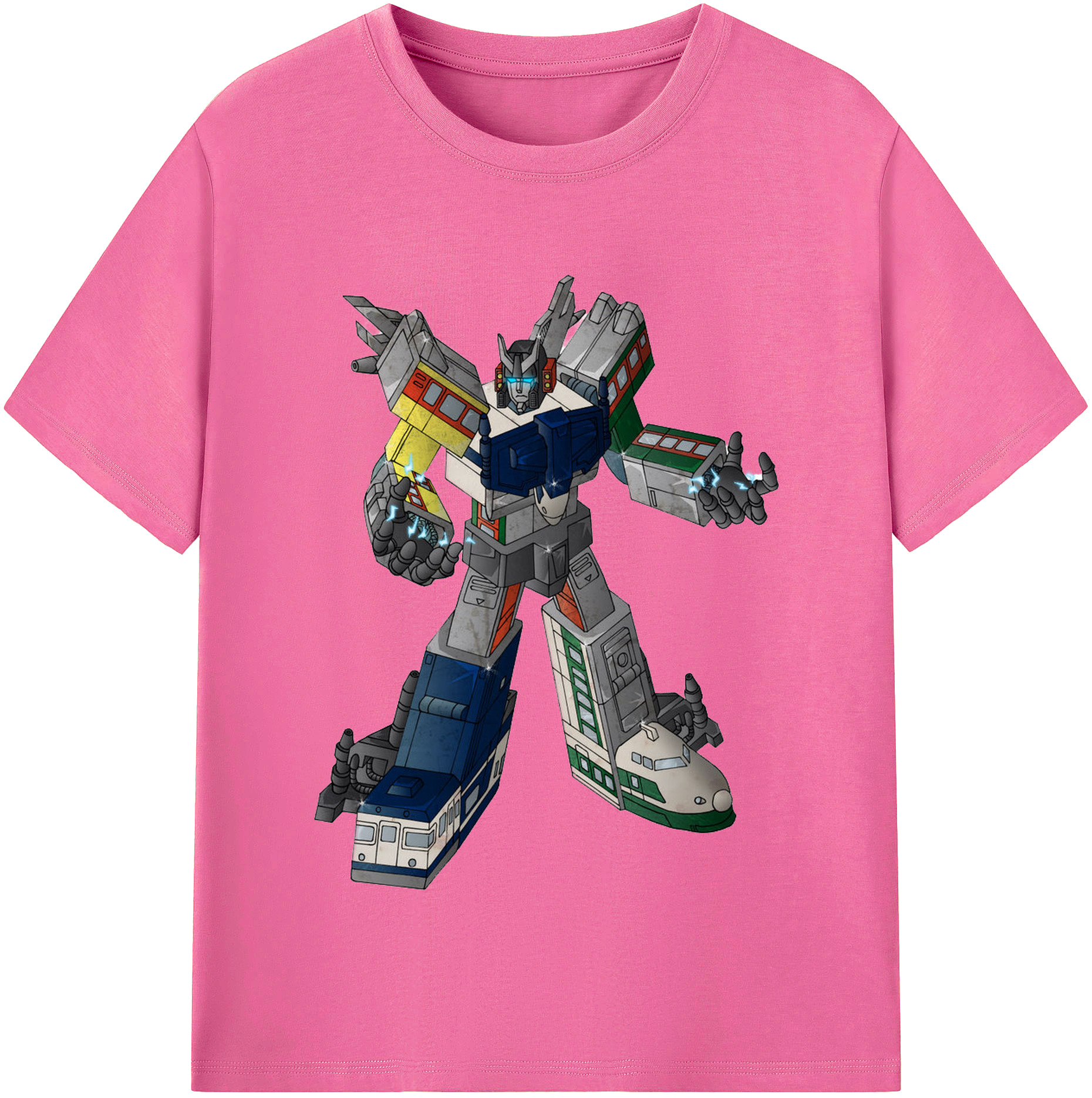 （画像用）  レディースカジュアルプリントTシャツ（綿100％）